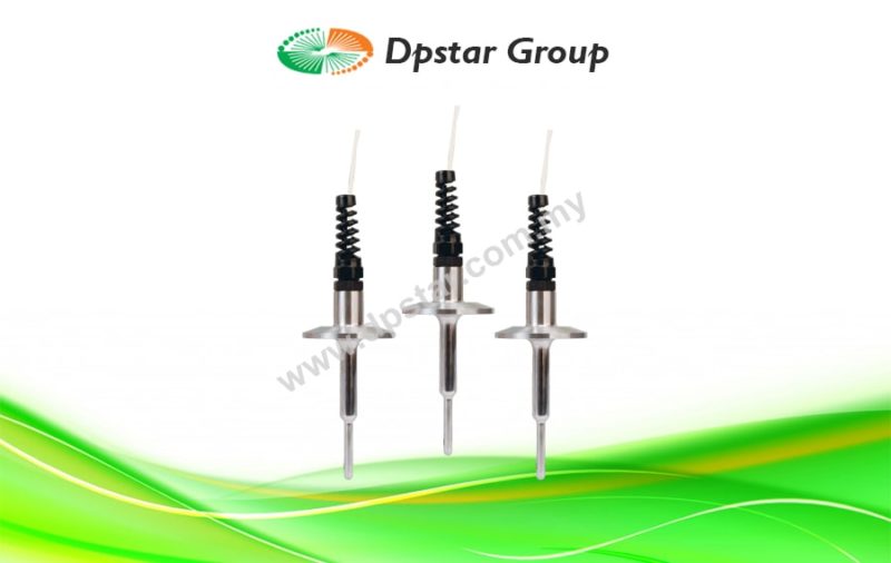 Integral Cable 10,000Ω Thermistor Sanitary Probes - Maltec-T MHS-H-CB Series