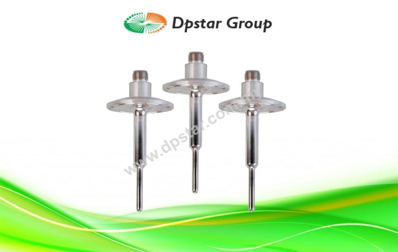 M12 Connector 10,000Ω Thermistor 3-A Sanitary Probes - Maltec-T MHS-H-M12 Series