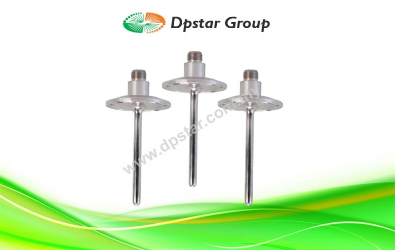 M12 Connector 10,000Ω Thermistor 3-A Sanitary Probes - Maltec-T MHS-S-M12 Series